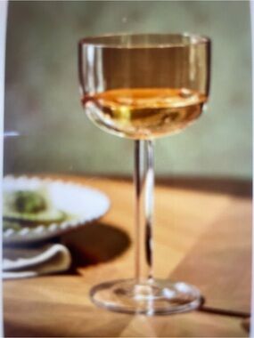 ❤️ ANTHROPOLOGIE ISADORA AMBER WINE WINE GLASS NEW